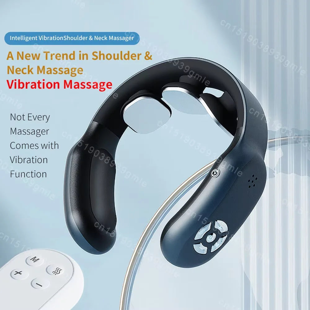Finger Pressure Neck Massager Heated Back and Shoulder Massager